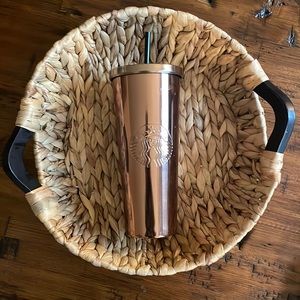 Starbucks 24ml cold cup - rose gold/copper color